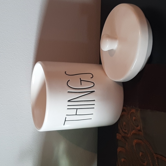 Rae Dunn THINGS cannister jar - Picture 2 of 4